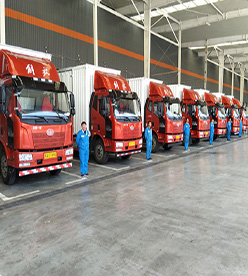 常州到阿里物流公司车辆展示